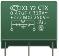X1Y2 safety capacitor